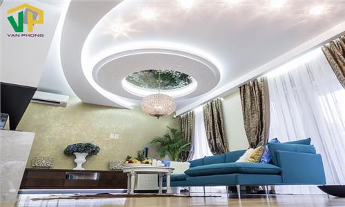Những mẹo trang trí trần nhà phòng khách cực hay ho
