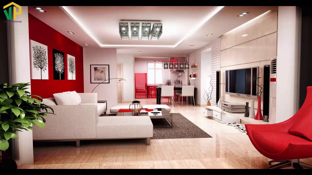 Màu sơn nhà đỏ rực cực vượng cho người mệnh Hoả