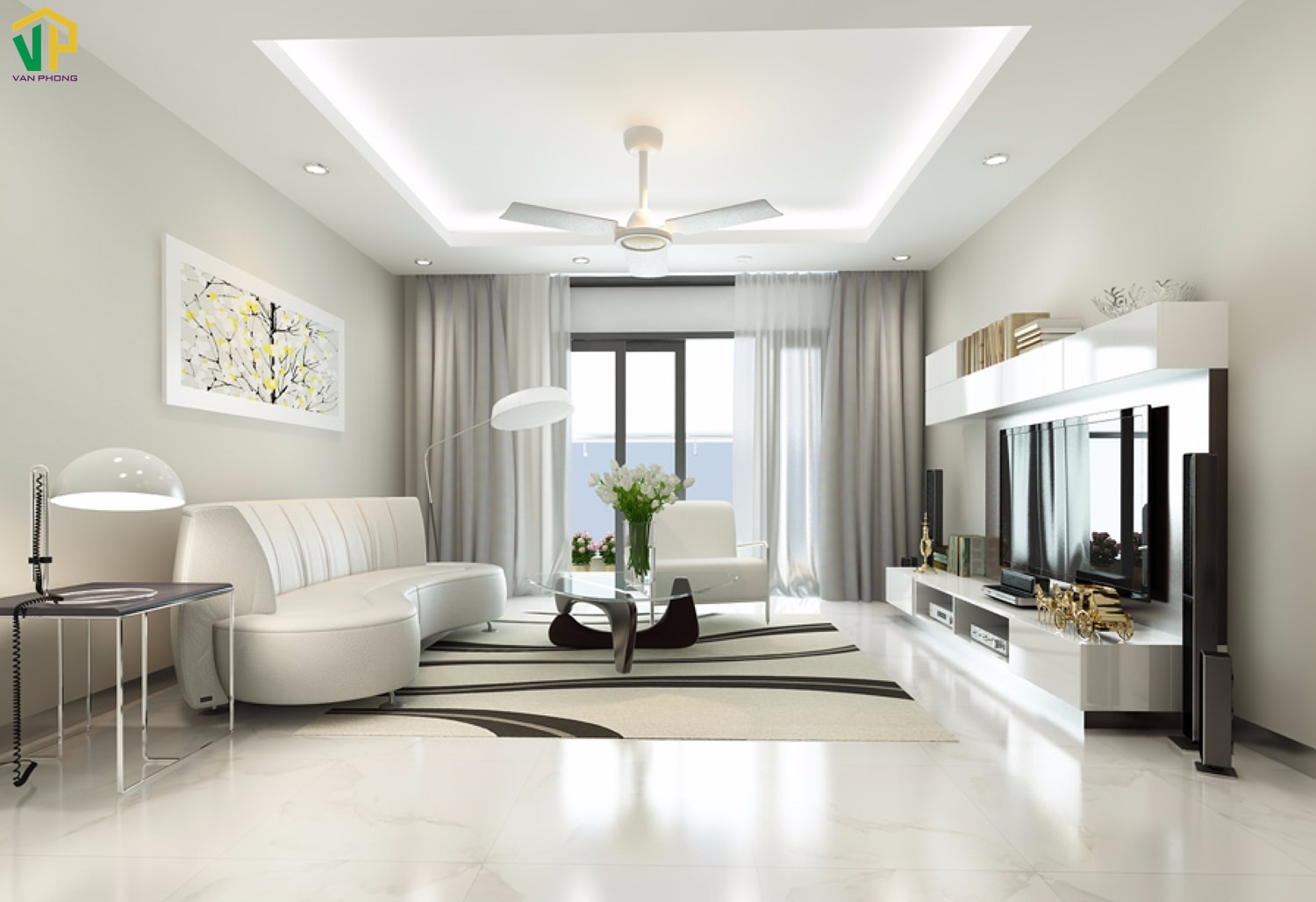 Màu sơn nhà hợp phong thuỷ cho người mệnh Kim