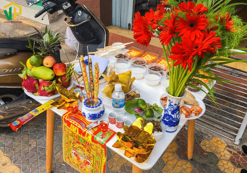 Chuẩn bị đồ cúng cùng lễ vật khi sửa nhà 