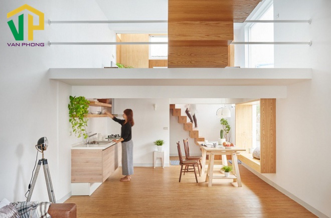 Thêm một tầng lửng là một ý tưởng thông minh cho căn phòng nhỏ xinh