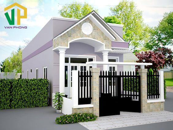 Thiết kế nhà phố đẹp 1 tầng