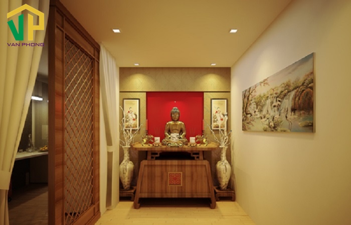 Bài vị trên bàn thờ không được đặt sát tường