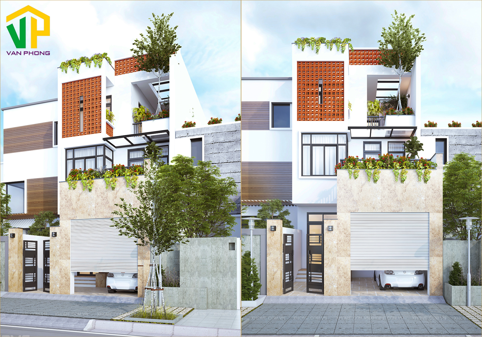Thiết kế biệt thự 3 tầng