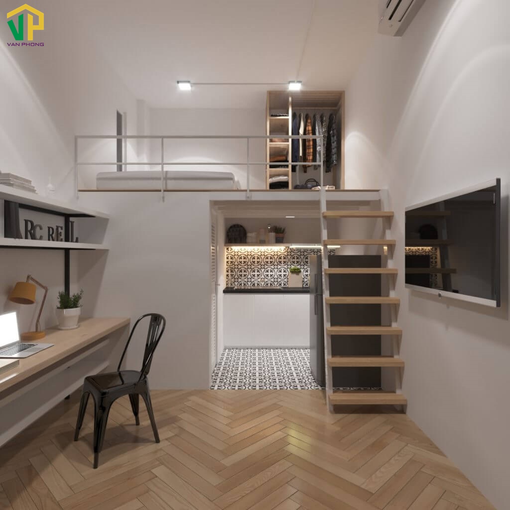 Phòng trọ cao cấp có thêm gác lửng tiện nghi