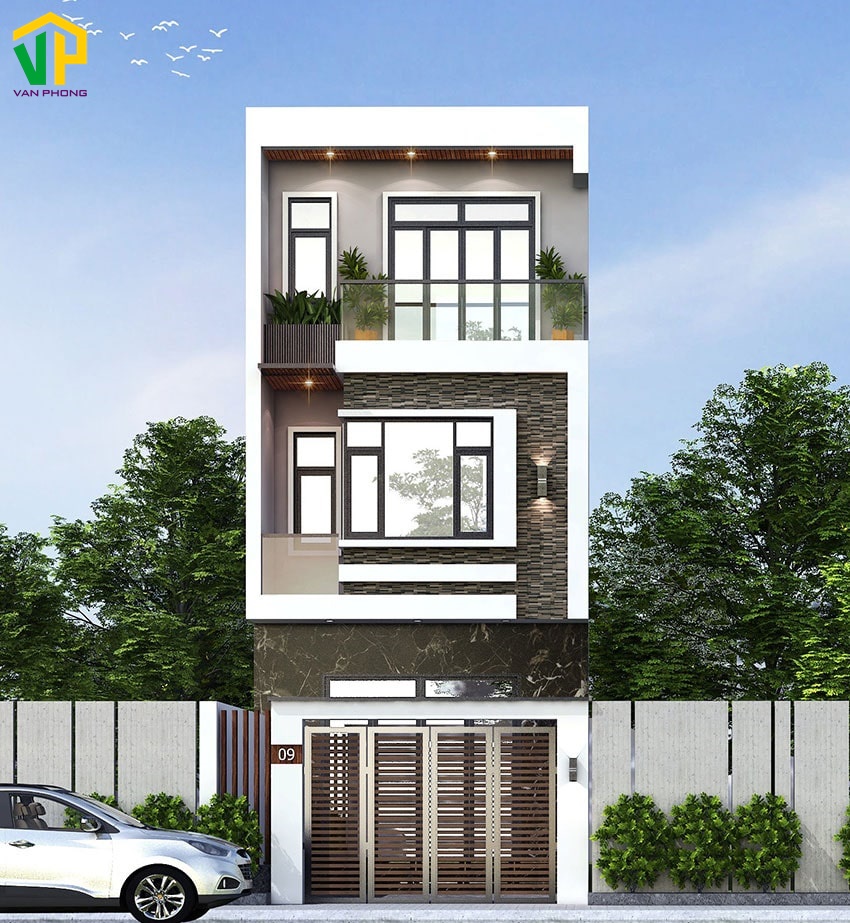 Phong cách hiện đại thích hợp với thiết kế nhà phố